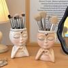Цветочный горшок в виде лица в стиле Love Girl Head Plant Pot Small Lady Face Planter для суккулентных комнатных и уличных растений, центральный элемент рабочего стола для домашней жизни
