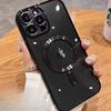 Подходит для iPhone16Pro Гальванизированный Магнитный Чехол для Телефона Apple 15 Мягкий Чехол Полное Покрытие 14 Прозрачный 13pro Защитный Чехол
