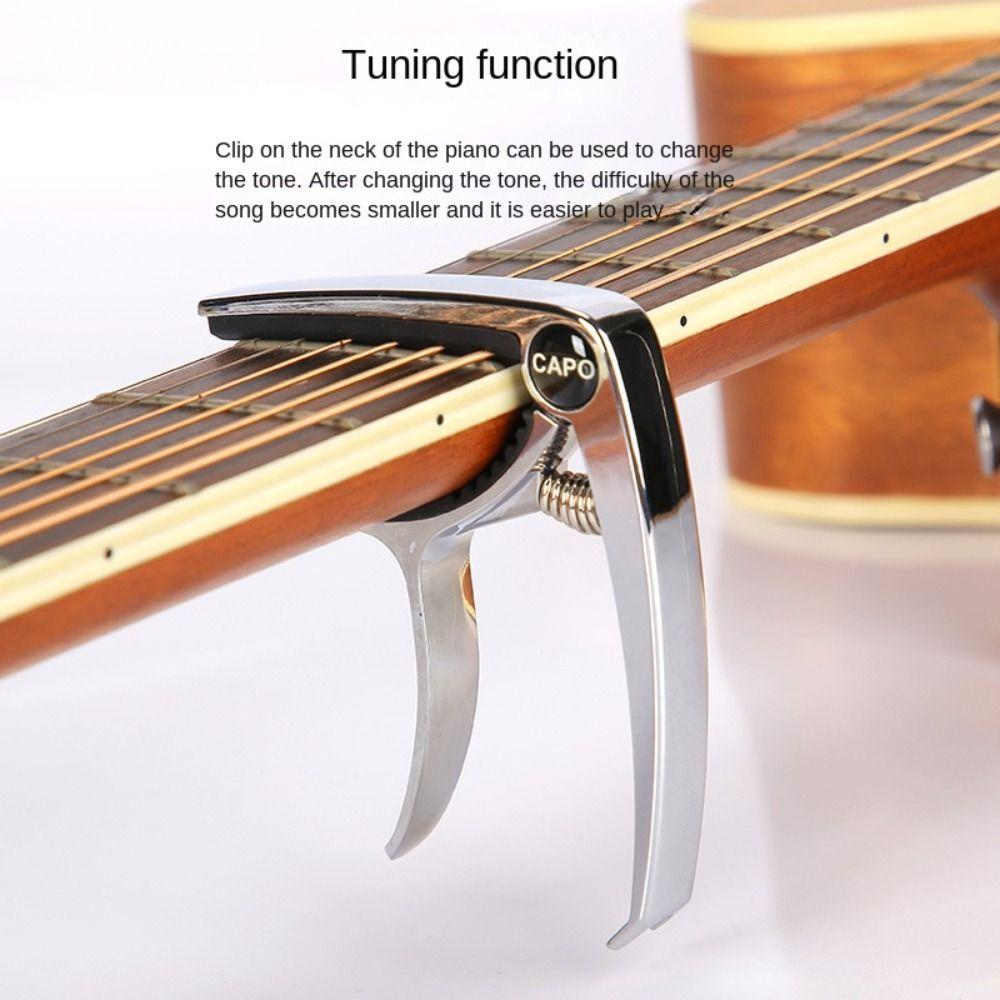 Accessories Electric Guitar Tuning Clamp Guitar Tuner Key Trigger Capo Guitar Capo Guitar Clamp