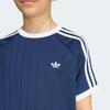 adidas Короткая футболка в полоску
