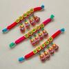 Children's Bracelet Chinese Style Dance Performance Accessories Lucky Bracelet Rope Chinese Ethnic Style Handmade Cloth Art