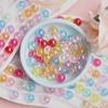 Spacer Beads Acrylic Beads 22 Colors DIY 6MM-10MM Jewelry Accessory Bracelet Department Round Shape Jewelry Making Fashion 300/200pcs  Home