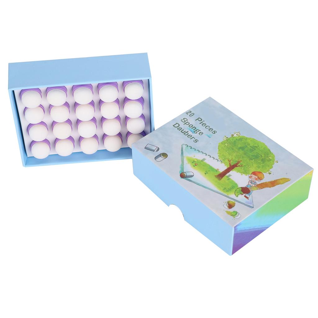  Палец Губка Даубер Художественная тушь Ремесло Рисование Губка Мел Штамповка Инструмент для рисования