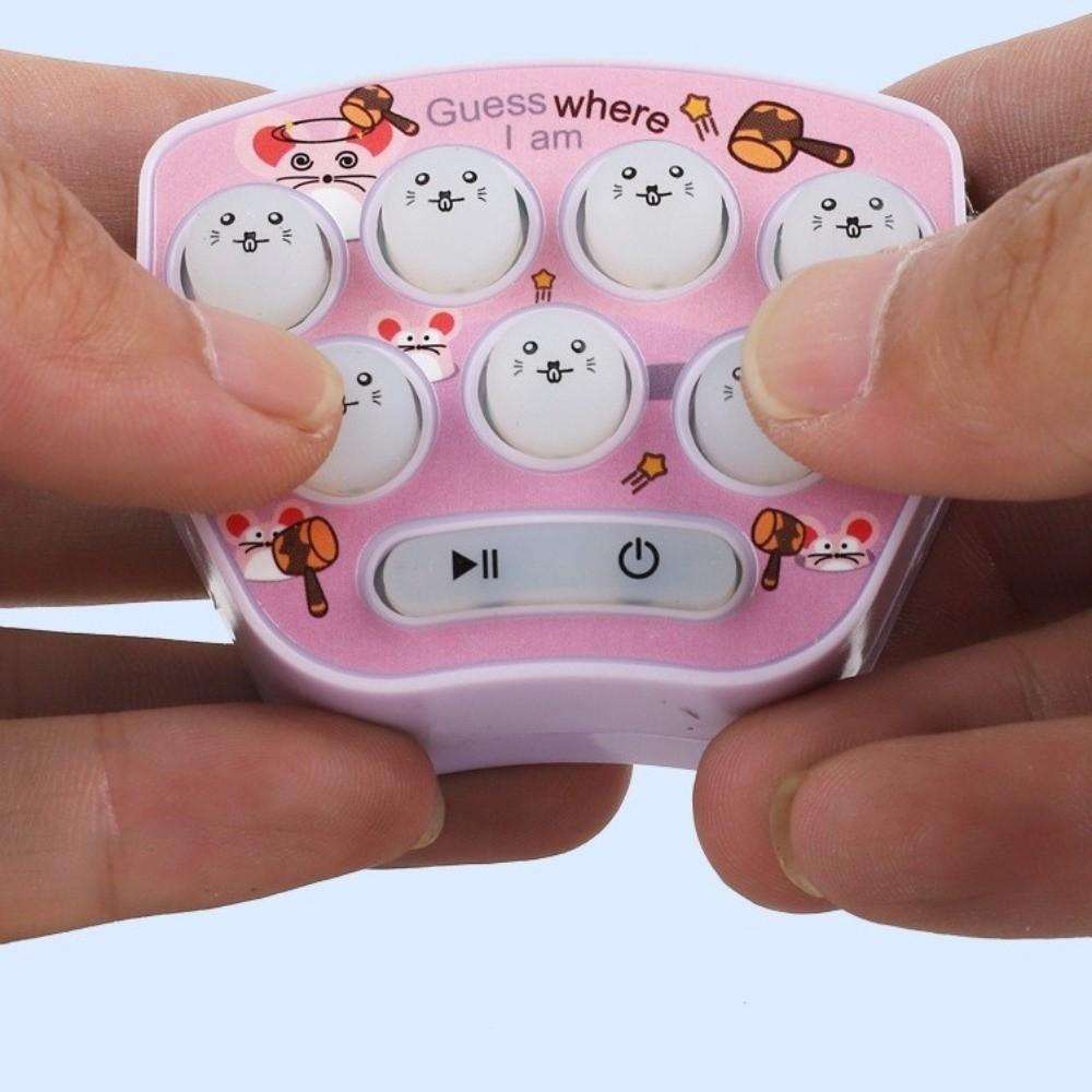 Interactive Gameplay Whack A Mole Game Mini Whacker Game Toy Game Toy Keychain for Boys and Girls