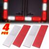 Car Night Reflective Warning Plate Sticker Universal Auto Truck Motorcycle Safety Warning Plate Reflector Sign Decal Accessories