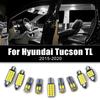 Для Hyundai Tucson TL 2015 2016 2017 2018 автомобильные светодиодные лампы внутренние лампы для чтения косметическое зеркало освещение багажника
