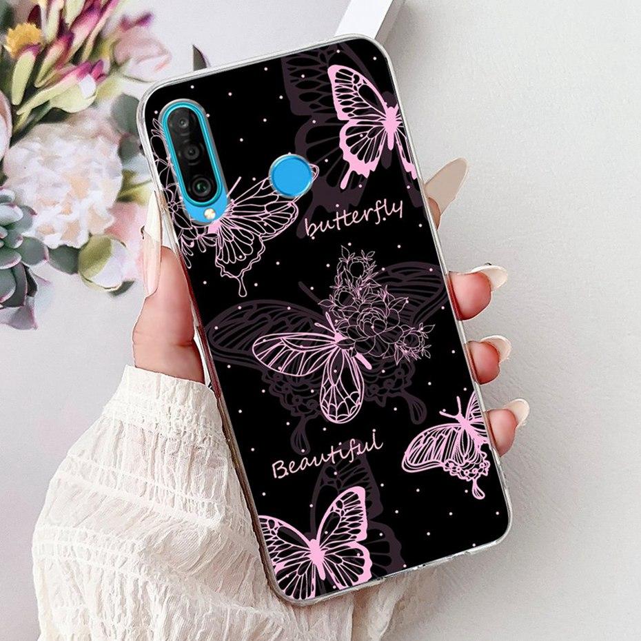 Милый Мультяшный Чехол Для Huawei P30 Lite P30 Pro Мягкий Силиконовый ТПУ Задняя Крышка Для Huawei P30lite P 30 P30Pro Чехлы Для Телефона