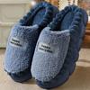 Cotton Slippers Man Winter Floor Plush Slippers Home Anti Slip Comfort Soft Bottom Lightweight Thick Bottom Cotton Slippers
