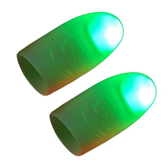 Волшебные светодиодные фонарики на пальцы, игрушка-розыгрыш, светящиеся мигающие кончики пальцев для магических сценических трюков, реквизит для выступлений