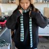 Autumn And Winter Striped All-match Warm Scarf Korean Style Atmosphere Student Scarf