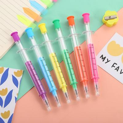 4 шт. Новинка, тип ручки для инъекций 0,5 мм, забавная новинка, гелевая ручка для инъекций, канцелярские принадлежности