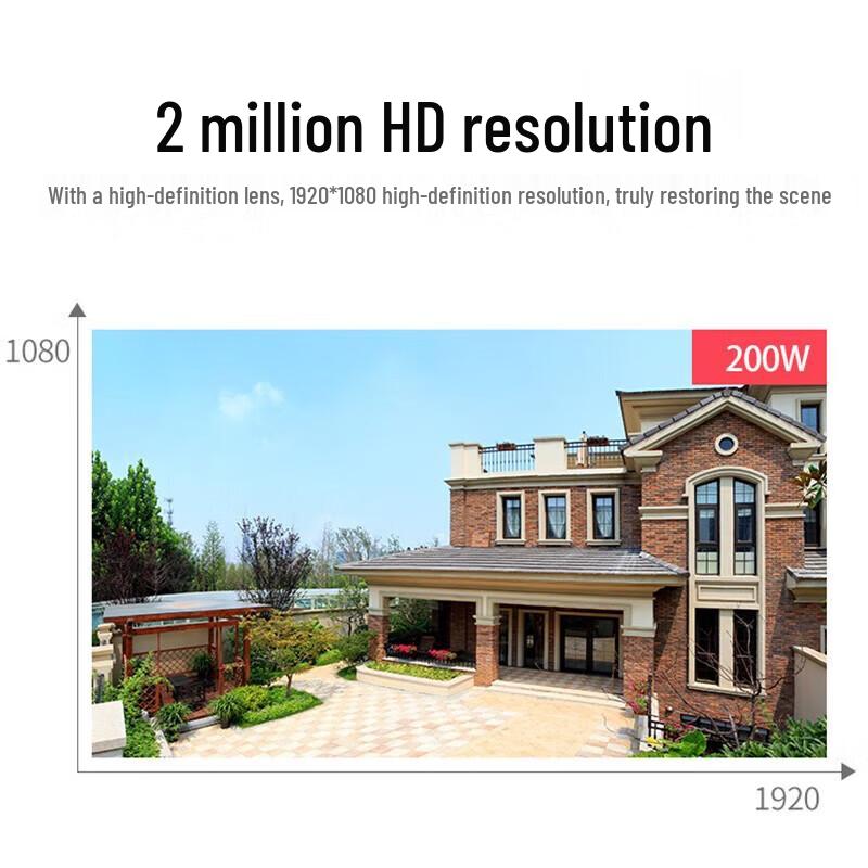 Dahua 2MP 1080P Outdoor WiFi Security Camera with Audio CN plug (adapter included)