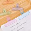 Colorful File Clamps Holder Acrylic Paper Clamp Organizer New Binder Clip