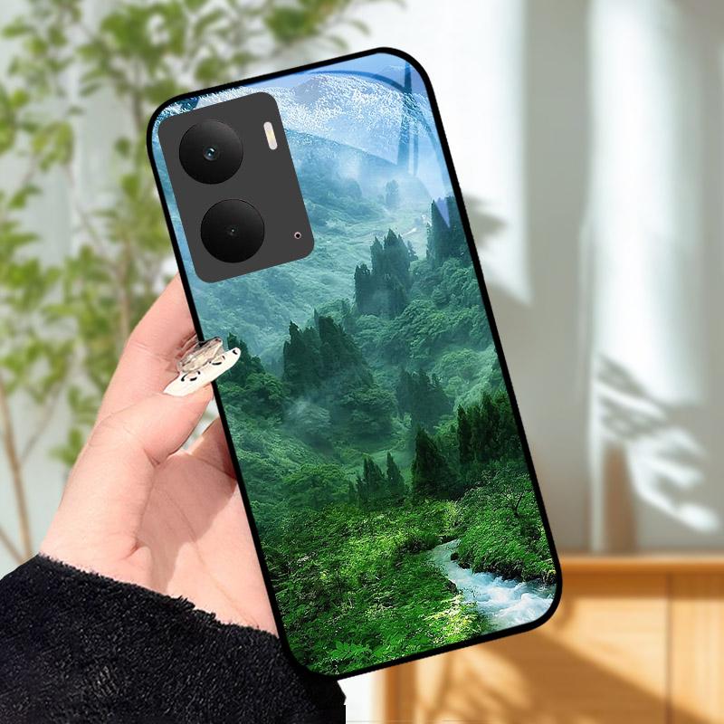 Для Realme P3 5G Чехол Закаленное Стекло Задняя Крышка Ударопрочный Жесткий ПК Оболочка Корпус Для Realme P 3 RealmeP3 5G Бампер Funda Coque