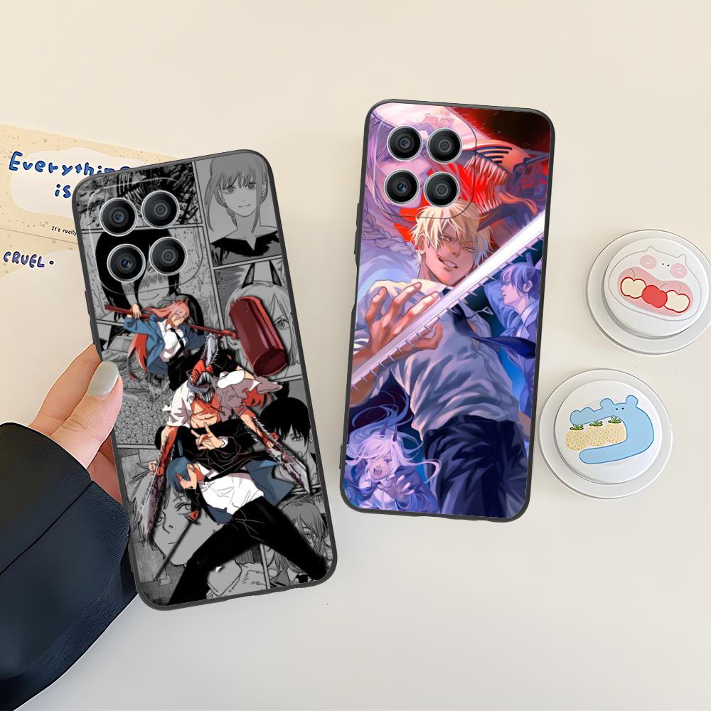 Чехол для мобильного телефона Chainsaw Man для Honor 90 80 70 60 50 30 20 10 9 8 7 Pro S SE Lite 5G Чехол с цветной печатью Роскошный чехол