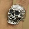 European and American Hot New Men Retro Cracked Skull Ring
