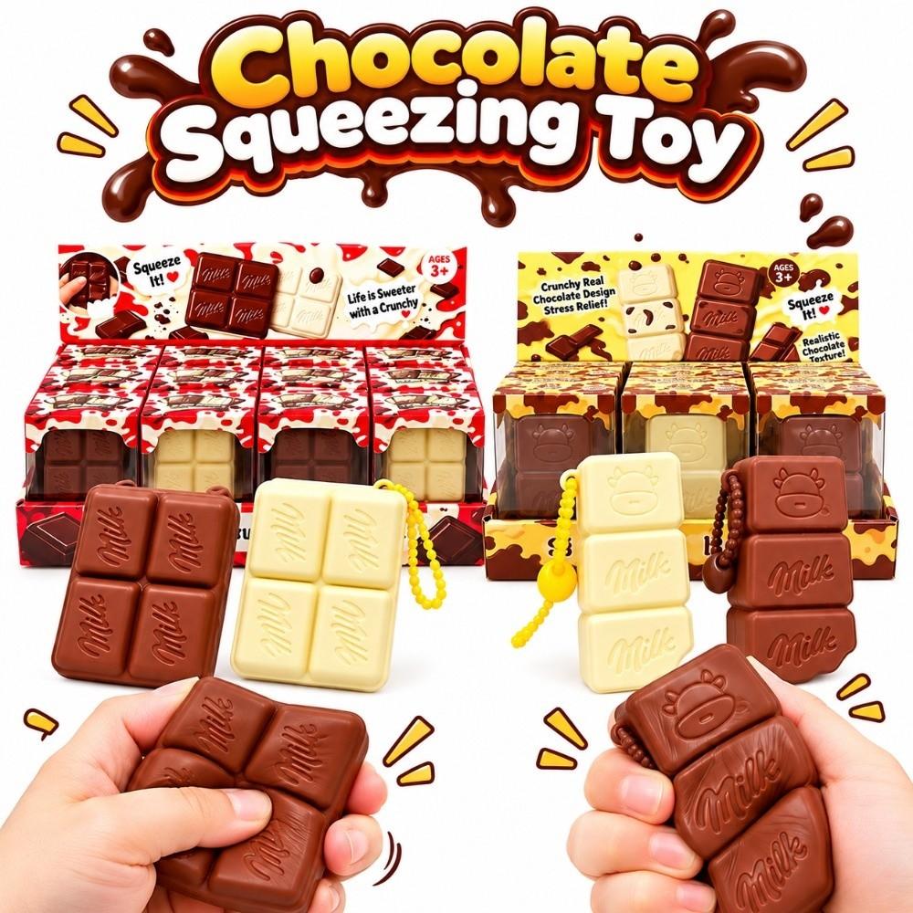 Simulated Food Simulation Food Toy PU Fidget Toy New Chocolate Squeeze Toy  Gift