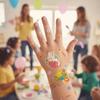 Wrist Arm Face Leg Face Temporary Tattoo Rabbit Carrot Eggs Flower Freckle Tattoo  Easter Day