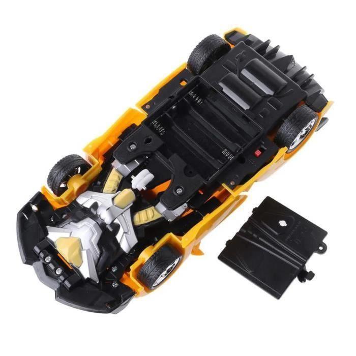 Voiture télécommandée - FOLAY - Transformers - 1:18 - Transformation à un bouton - 360°