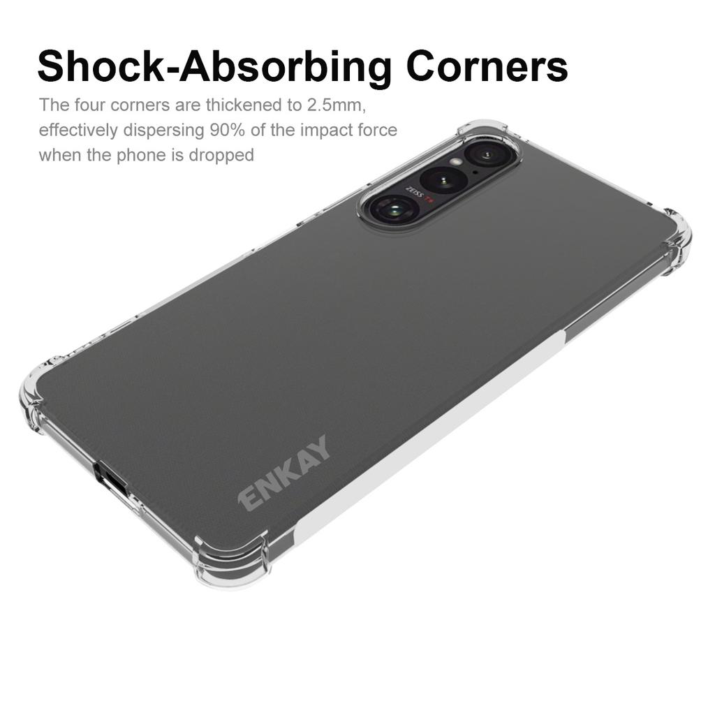 ENKAY HAT PRINCE For Sony Xperia 1 VI Case Drop-proof Non-slip TPU Phone Cover