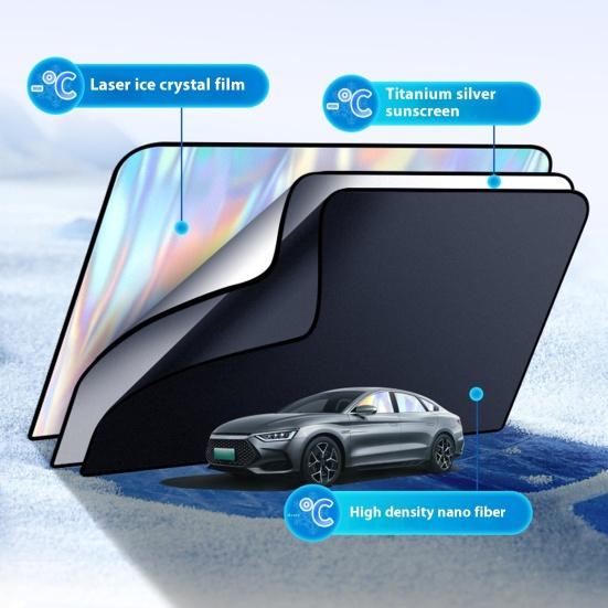 1/4 шт. солнцезащитные шторы на окна автомобиля, магнитные детские шторы на заднее окно для защиты от ультрафиолета, дышащая сетка, солнцезащитные шторы, складные шторы для большинства транспортных средств