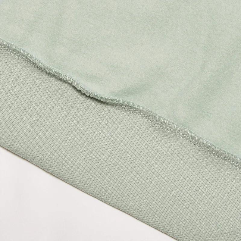 PUMA Sweatshirts Men's Gray Green Crew Neck Thickened Regular (Unisex) Sweatshirts 587141 49