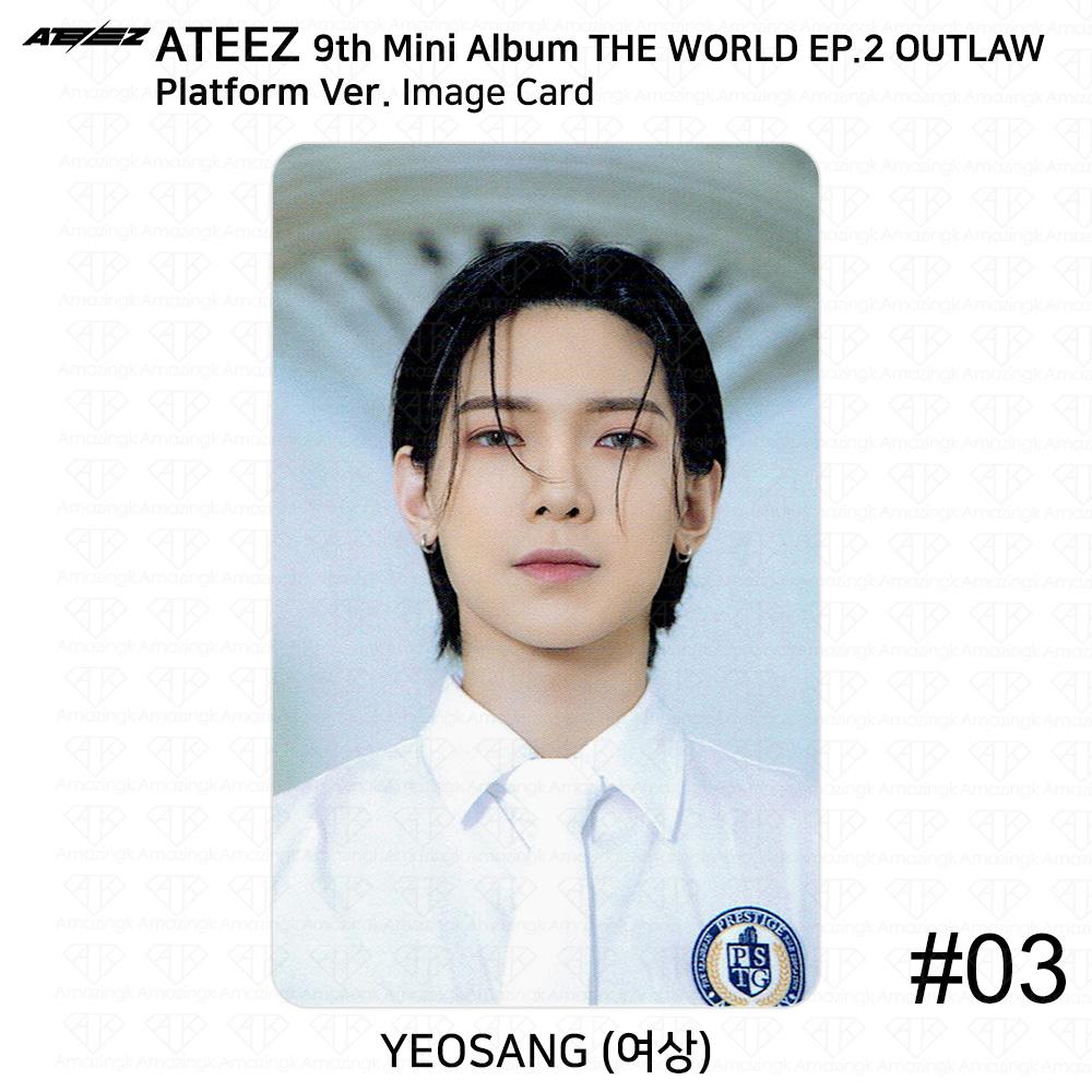 ATEEZ 9-й мини-альбом THE WORLD EP.2 OUTLAW Platform Ver QR Фотокарточка Изображение карты