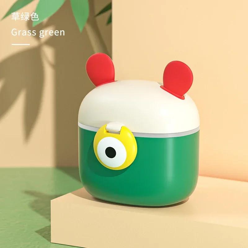 Коробка для детского сухого молока с ложкой, переносной дозатор детской смеси, контейнер для хранения детского питания, контейнер для закусок для малышей, банка для сухого молока