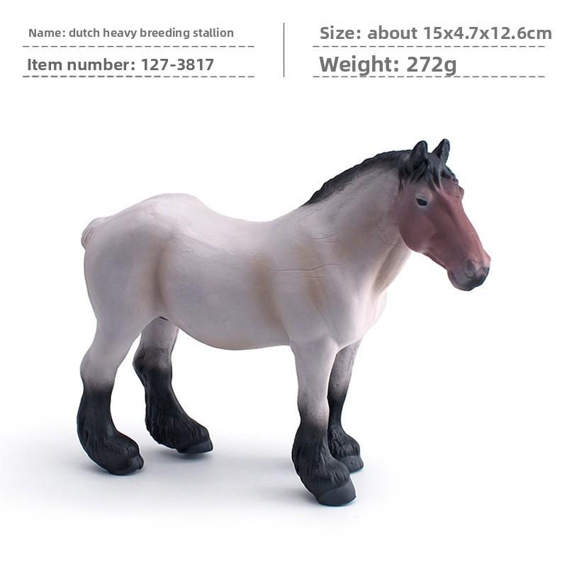 Childrens Pvc Wildlife Horse Figurine With Authentic Design For Playroom Decor