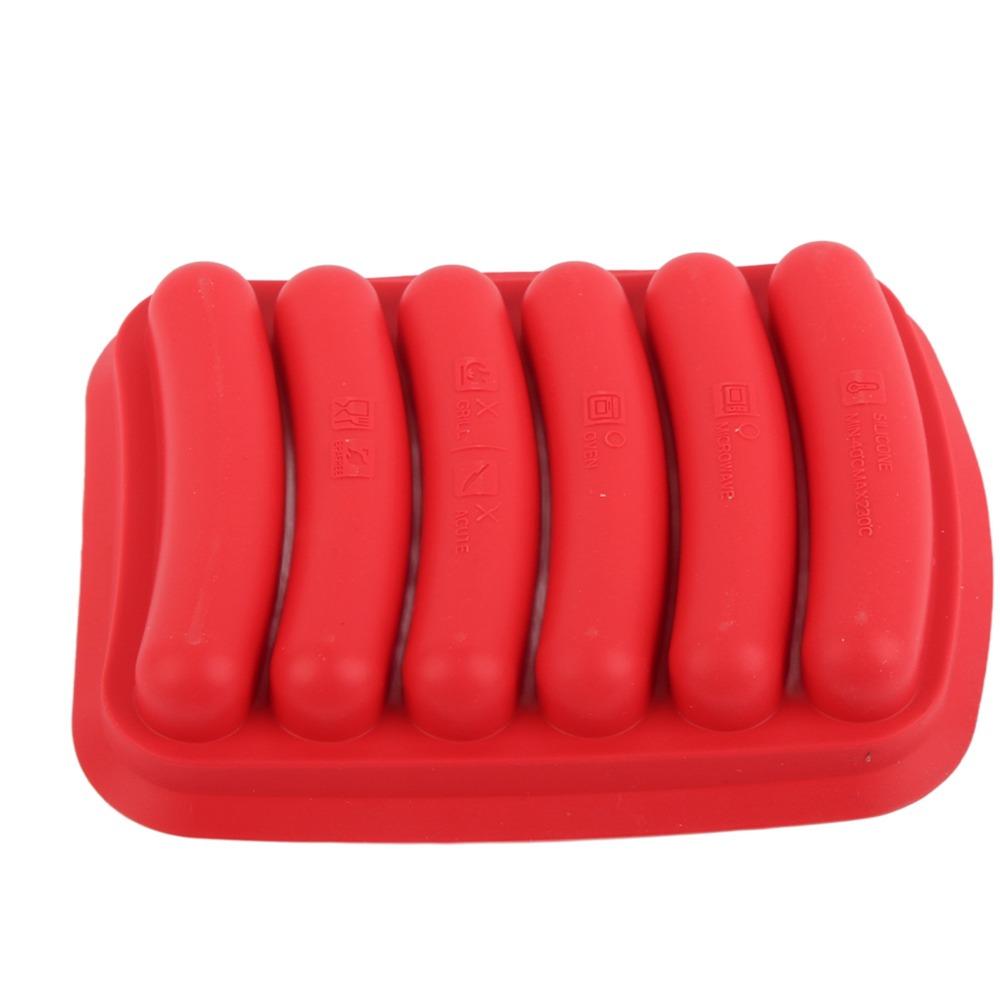 3pcs With Vented Lid Hot Dog Mold Food Grade Silicone Ham Making Tray  Home Kitchen Baking