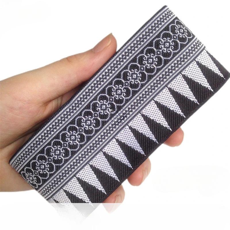 5cm Width 7Yard Vintage Ethnic Embroidery Style Ribbon DIY Clothes Bag Accessories Embroidered Applique Sewing Craft Fabric