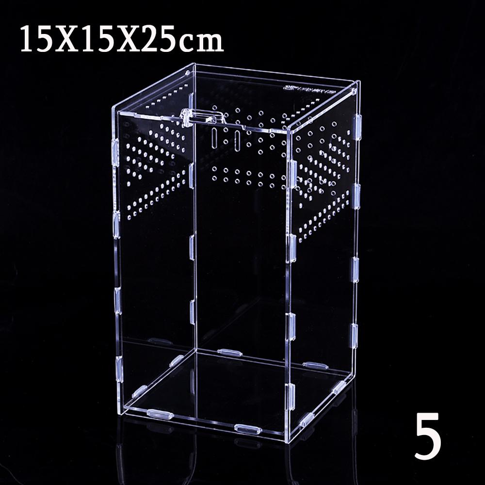 Акриловый контейнер для вылупления пауков, инкубатор для змей, лягушек, насекомых, рептилий, инкубатор для террариумов, ящик для разведения насекомых
