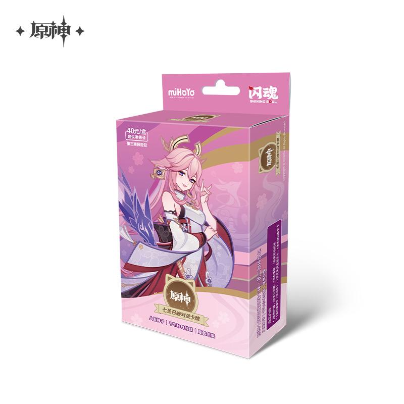 Genuine Genshin Impact Card Pre-assembled Packages The Third Bullet Booster Pack Game Peripheral Collectible Cards Toys Gifts