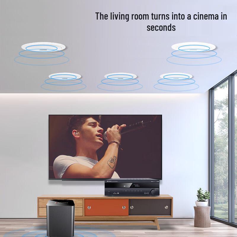 Встраиваемая потолочная система домашнего кинотеатра SANSUI T2