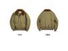Maden Workwear B10 Ретро Бомбер - Мужская Зимняя Хлопковая Куртка с Меховым Воротником-Лацканом