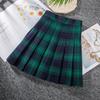 Danmo Harajuku короткая юбка корейская клетчатая юбка женская молния с высокой талией школьная плиссированная клетчатая юбка сексуальная мини-юбка размера плюс