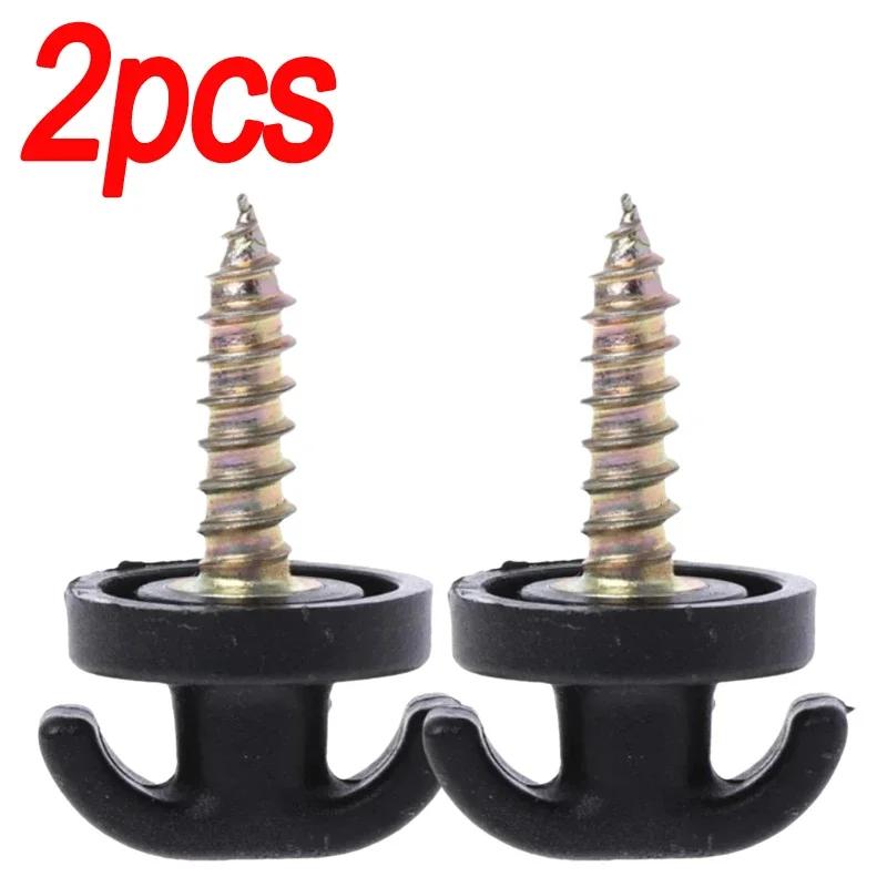 Универсальные автомобильные сетчатые карманы-крючки Сетчатый фиксатор на сиденье Подвеска Крючок для крепления винтами в багажник автомобиля Кольцо Сетчатый карман для хранения Крепежный зажим