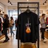 Gibson Les Paul Standard Гитара Хлопковая Черная Унисекс Футболка