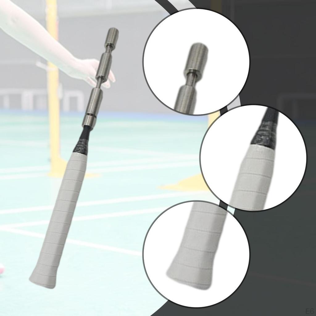 Помощь для свинга бадминтонной ракеткой Увеличение силы Портативный с обмоткой ручки Инструмент для тренировок