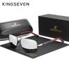 KINGSEVEN Алюминиевые Солнцезащитные Очки Мужские/Женские Поляризационные UV400 Модные Солнцезащитные Очки Классические Прямоугольные для Вождения Деловые Очки