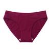 Cotton Women's Plus Size Underwear Mid Waist Briefs Solid Color Women's Triangle Underwear Panties