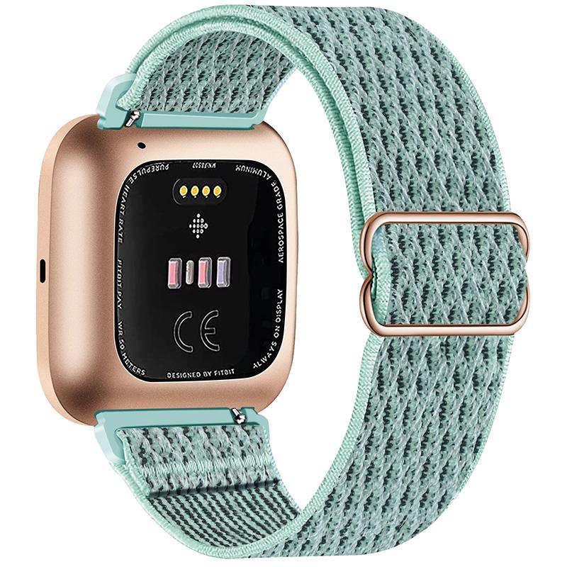 1PC For Fitbit Versa Watch Strap Buckle Elastic Watchband Wristband Nylon Sport Band Soft Adjustable