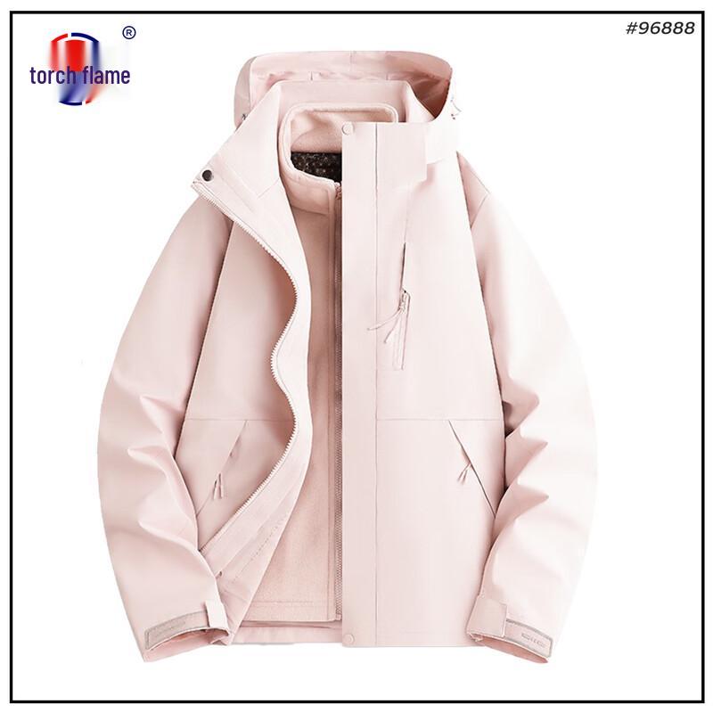 Ветрозащитная водонепроницаемая альпинистская куртка с пламенным дизайном