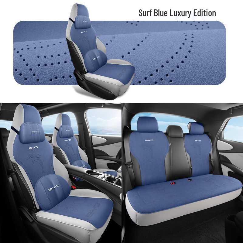 BYD Dolphin 2025 Всесезонная EV Попона для сиденья Подушка на сиденье с ворсом Чехол
