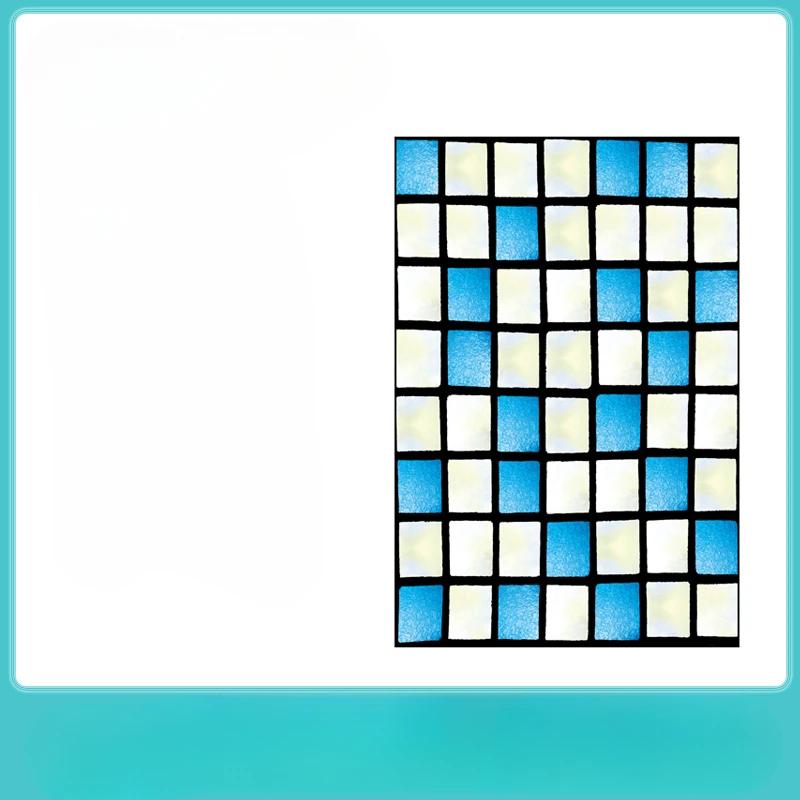 17-цветная пленка для окон в европейском стиле, наклейки на витражное стекло, прозрачная непрозрачная бумага для ванной комнаты, защищающая от подглядывания