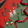 Festival Earrings Ear Studs Handmade Beaded Christmas Old Man Cartoon Character Tassel Bead Earrings