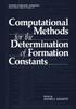 Книга Computational Methods for the Determination of Formation Constants