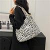 Trendy Street Style Black Brown White Summer Tote Bag For Daily Use