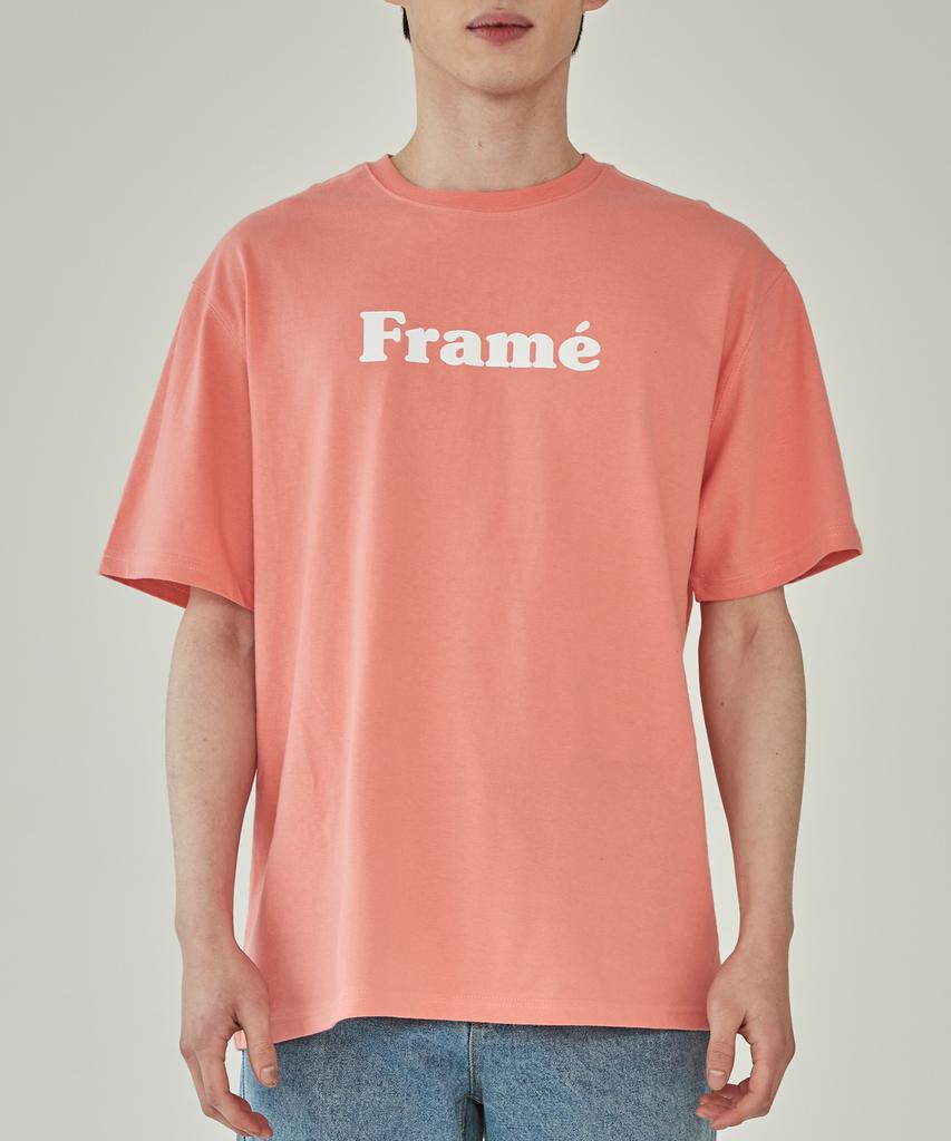 FRAME OFF Футболка с коротким рукавом и логотипом - Розовая