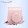 Instant Camera Case For Instax  11 Leather Bag Solid Color Case Protective